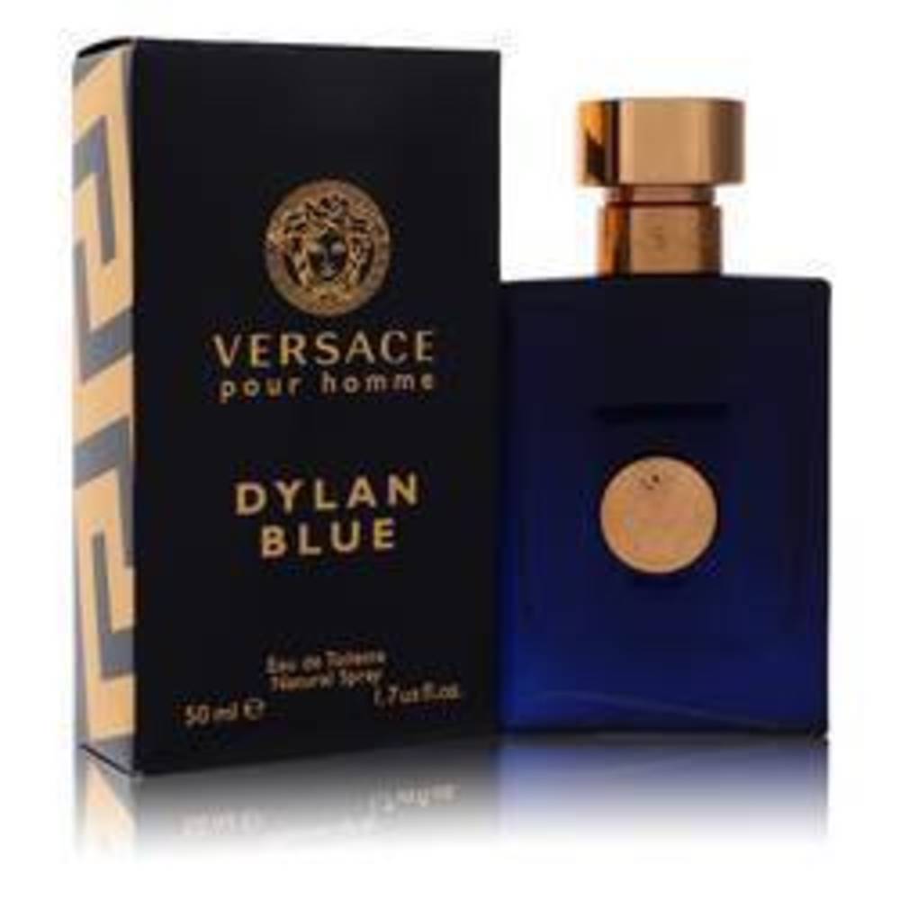 Versace Pour Homme Dylan Blue Men 1.7 OZ  Eau De Toilette Spray By Versace